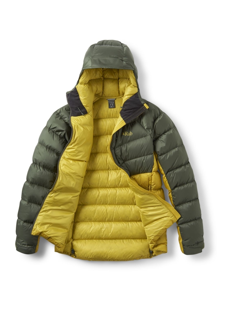 Rab Rab Glaceon Pro Jacket QDE-68-ARM jassen Rab Glaceon Pro Jacket Army QDE-68-ARM jassen online bestellen bij Kathmandu Outdoor & Travel