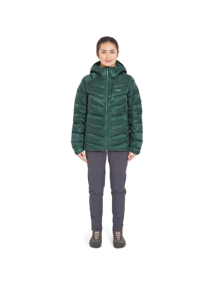 Rab Rab Glaceon Pro Jacket Women's QDE-69-GNS jassen Rab Glaceon Pro Jacket Women's Green Slate QDE-69-GNS jassen online bestellen bij Kathmandu Outdoor & Travel