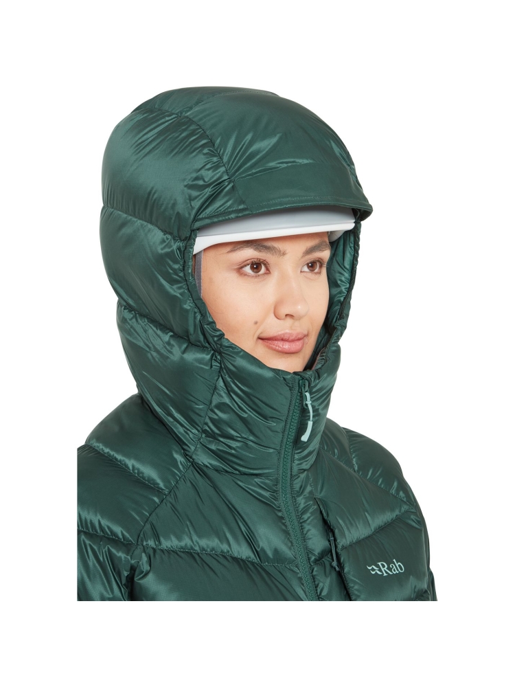 Rab Rab Glaceon Pro Jacket Women's QDE-69-GNS jassen Rab Glaceon Pro Jacket Women's Green Slate QDE-69-GNS jassen online bestellen bij Kathmandu Outdoor & Travel