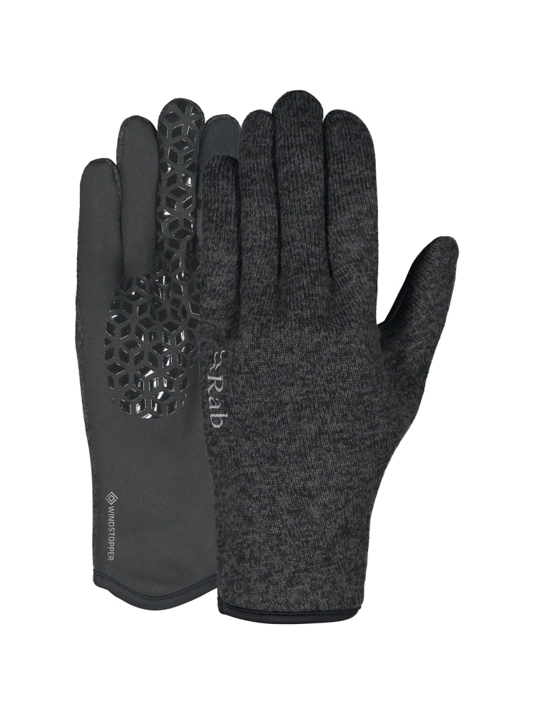 Rab Rab Quest Windstopper Gloves QAJ-66-ANT kleding accessoires Rab Quest Windstopper Gloves Anthracite QAJ-66-ANT kleding accessoires online bestellen bij Kathmandu Outdoor & Travel