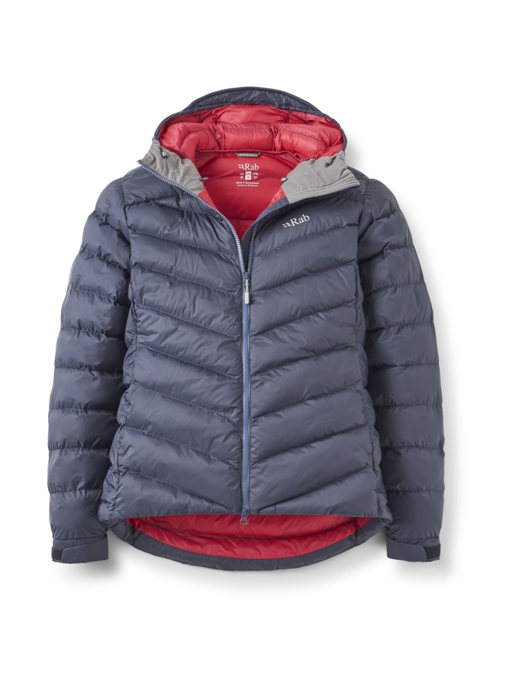 Rab Rab Nebitron Pro Jacket Women's QIP-24-STE jassen Rab Nebitron Pro Jacket Women's Steel QIP-24-STE jassen online bestellen bij Kathmandu Outdoor & Travel
