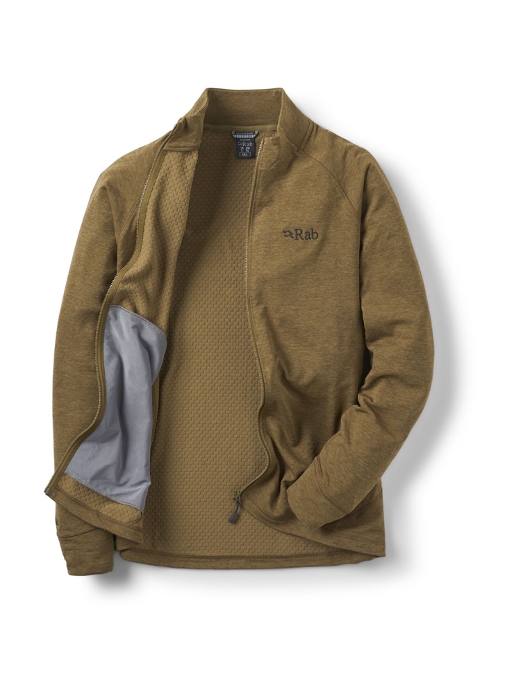 Rab Rab Nexus Jacket QFF-72-OAK fleeces en truien Rab Nexus Jacket Oak QFF-72-OAK fleeces en truien online bestellen bij Kathmandu Outdoor & Travel