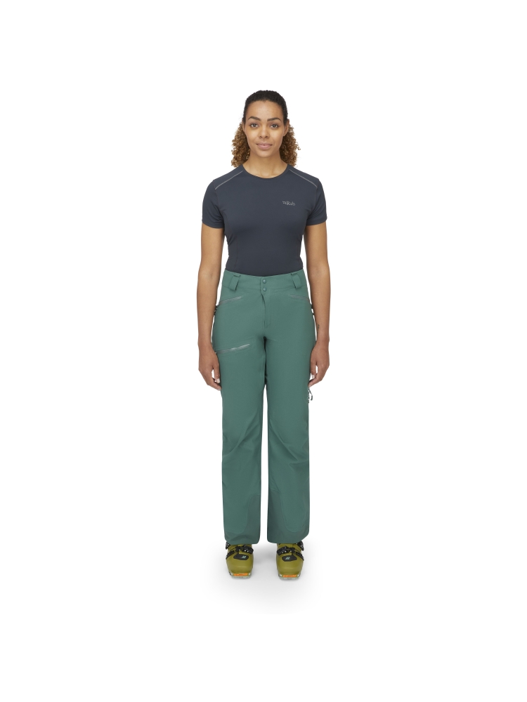 Rab Rab Khroma Diffract Pants Women's QIP-14-GNS broeken Rab Khroma Diffract Pants Women's Green Slate QIP-14-GNS broeken online bestellen bij Kathmandu Outdoor & Travel