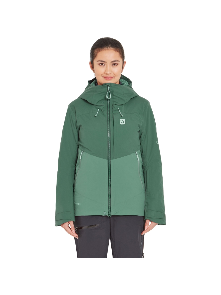 Rab Rab Khroma Diffract Jacket Women's QIP-38-GSE jassen Rab Khroma Diffract Jacket Women's Green Slate/Eucalyptus QIP-38-GSE jassen online bestellen bij Kathmandu Outdoor & Travel