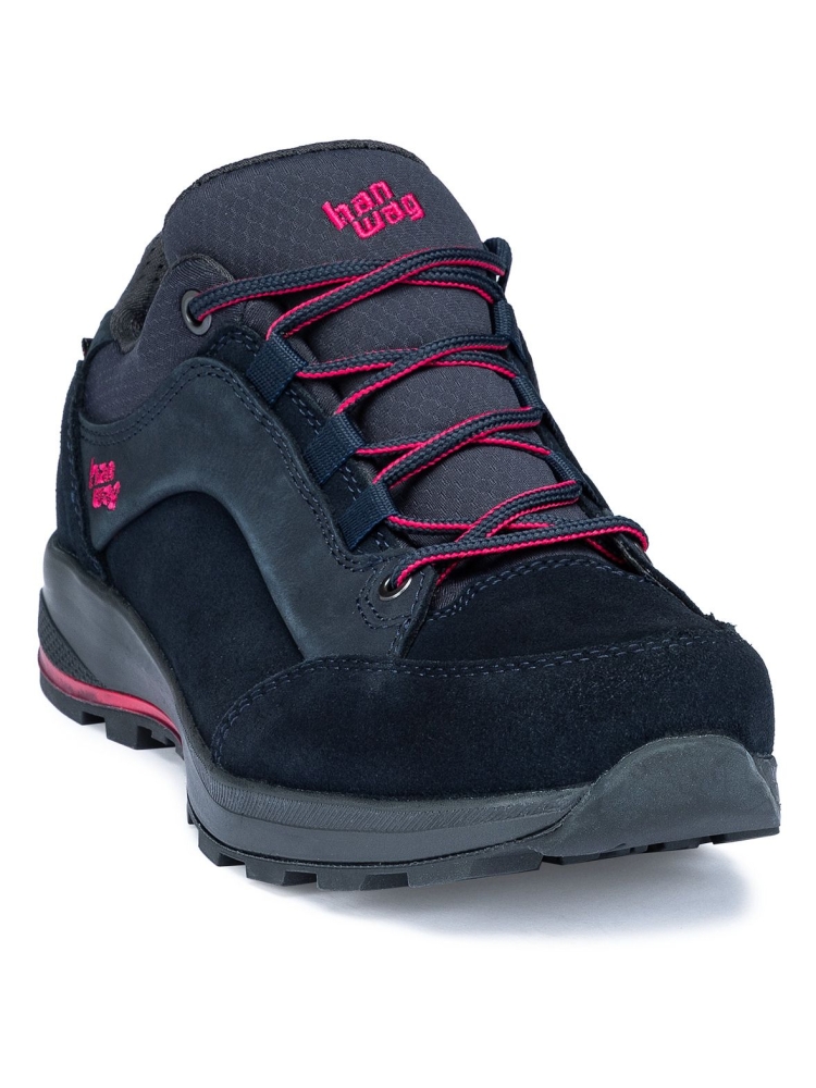 Hanwag Banks Low Lady GTX Navy/Pink H203501-007522 wandelschoenen dames online bestellen bij Kathmandu Outdoor & Travel