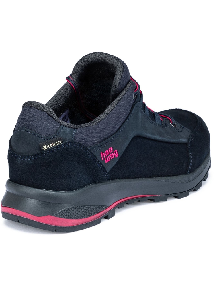Hanwag Banks Low Lady GTX Navy/Pink H203501-007522 wandelschoenen dames online bestellen bij Kathmandu Outdoor & Travel