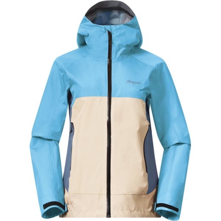Bergans Vaagaa 3L Shell Jacket Women's Aqua Lagoon / Warm Sand / Gran Bergans Vaagaa 3L Shell Jacket Women's Aqua Lagoon / Warm Sand / Gran