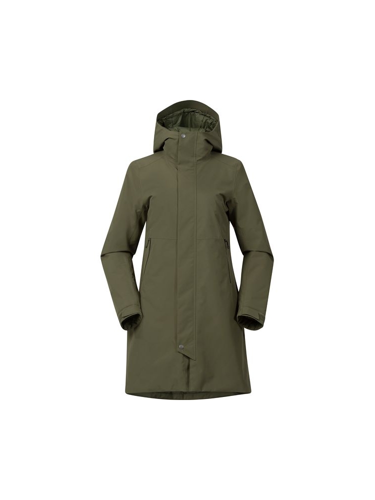 Bergans Bergans Urban Insulated Shell Coat Women 3643-13655 jassen Bergans Urban Insulated Shell Coat Women Dark Green Mud 3643-13655 jassen online bestellen bij Kathmandu Outdoor & Travel