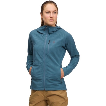 Black Diamond Coeficient Storm FZ Hoody Women's Creek Blue Black Diamond Coeficient Storm FZ Hoody Women's Creek Blue