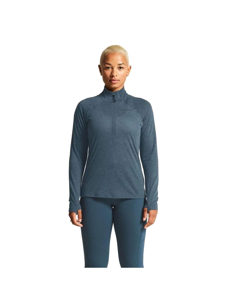 Craft Wool LS Tee Women's Ensign/Melange 1915138-378200 shirts en tops online bestellen bij Kathmandu Outdoor & Travel