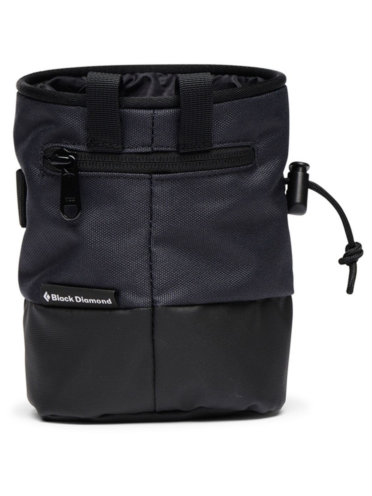 Black Diamond Mojo Zip Chalk Bag Carbon BD6301170003M_L1 pof, pofzakken en training online bestellen bij Kathmandu Outdoor & Travel