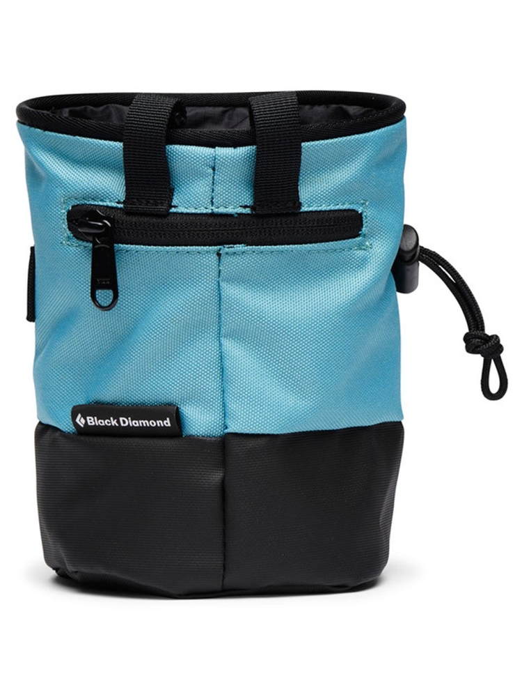 Black Diamond Mojo Zip Chalk Bag Glacier BD6301174072M_L1 pof, pofzakken en training online bestellen bij Kathmandu Outdoor & Travel