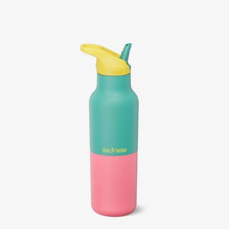 Klean Kanteen  Isolatiefles Kaleidoscope met flip/sportdop 473ml Turquoise Kaleidoscope 