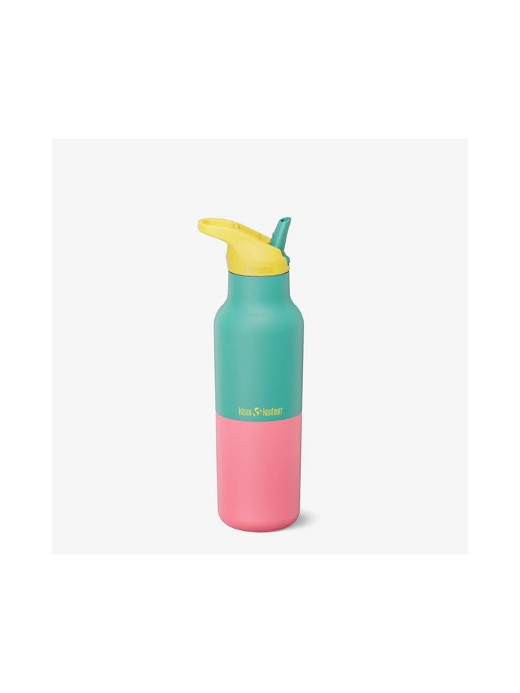 Klean Kanteen Isolatiefles Kaleidoscope met flip/sportdop 473ml Turquoise Kaleidoscope 1011486 drinkflessen en thermosflessen online bestellen bij Kathmandu Outdoor & Travel