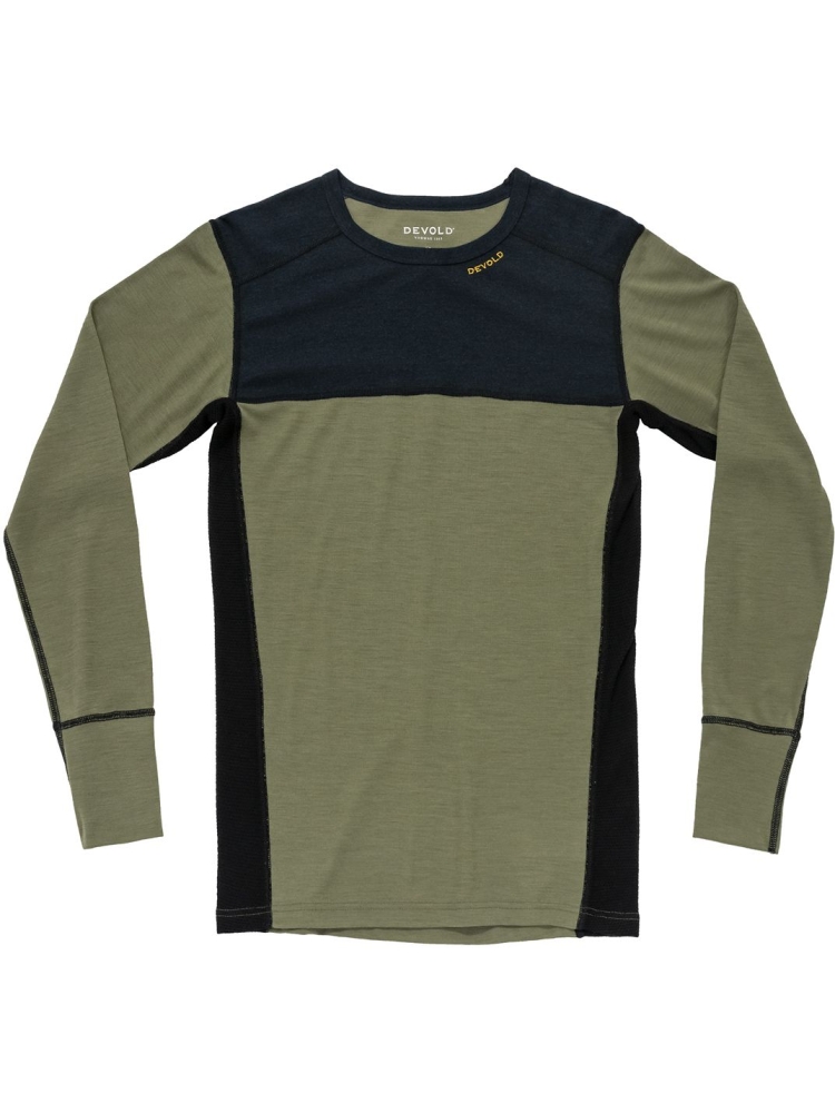 Devold Devold Lauparen Merino 190 Shirt GO 245 224 A-284A onderkleding/thermokleding Devold Lauparen Merino 190 Shirt Ink/Lichen/Black GO 245 224 A-284A onderkleding/thermokleding online bestellen bij Kathmandu Outdoor & Travel
