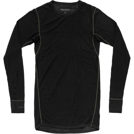 Devold Wool Mesh 190 Shirt Caviar Devold Wool Mesh 190 Shirt Caviar