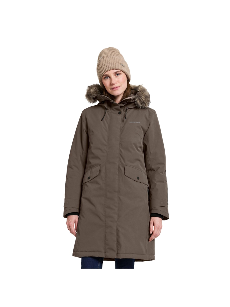 Didriksons Didriksons Erika Parka 3 Women's 504303-F07 jassen Didriksons Erika Parka 3 Women's Mocha Brown 504303-F07 jassen online bestellen bij Kathmandu Outdoor & Travel