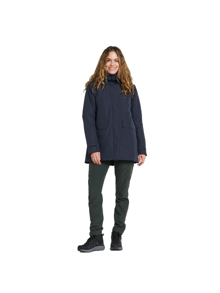 Didriksons Tuva Parka Women's Dark Night Blue 505820-999 jassen online bestellen bij Kathmandu Outdoor & Travel