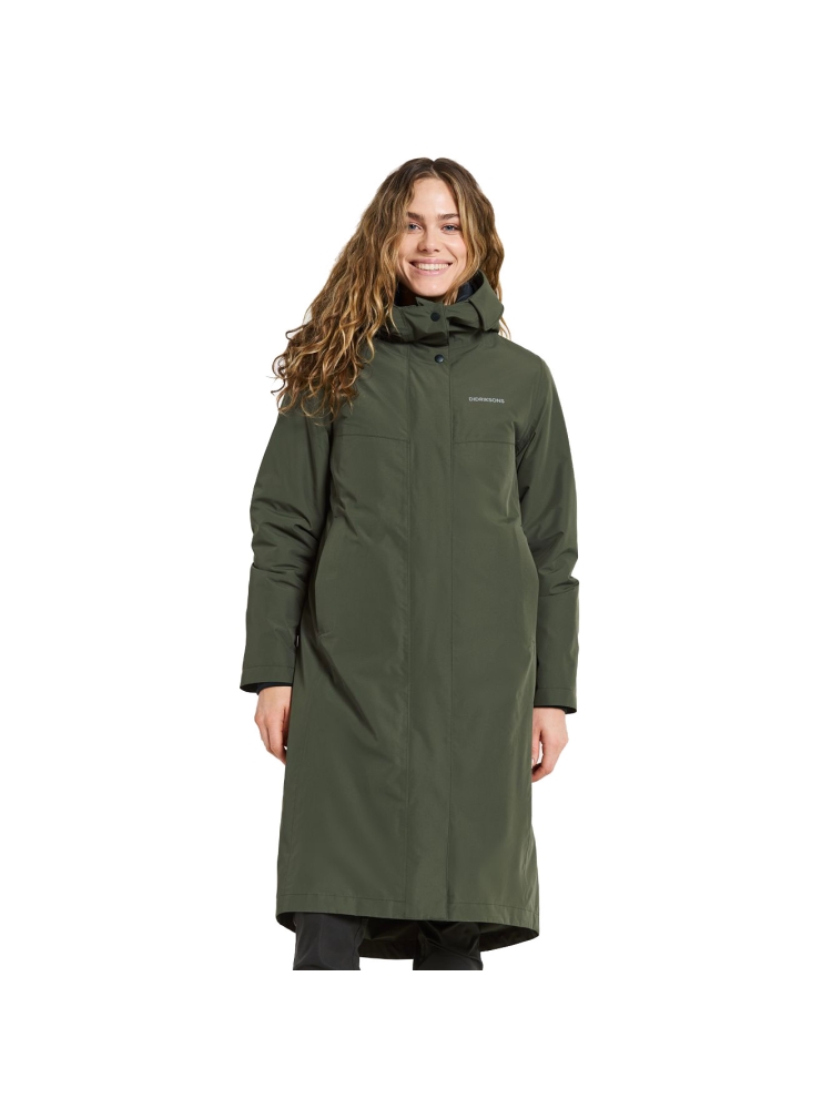 Didriksons Selina Parka Women's Deep Green 505828-300 jassen online bestellen bij Kathmandu Outdoor & Travel