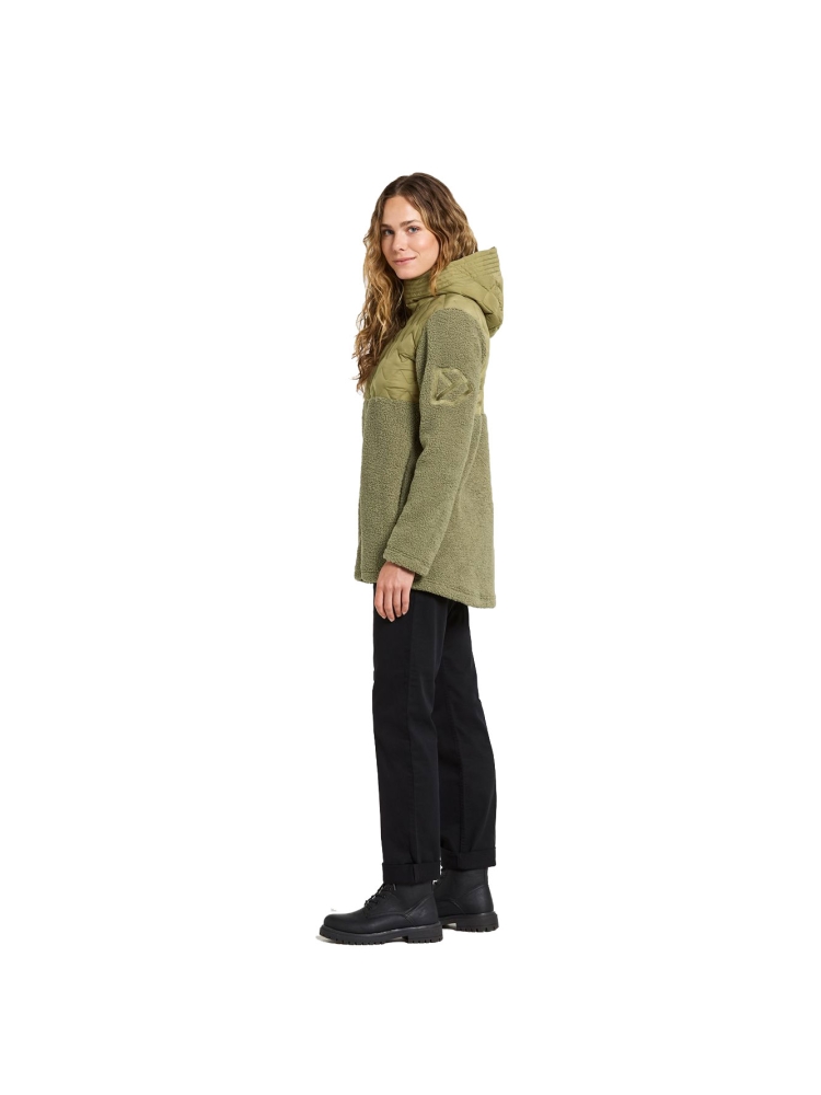Didriksons Bibi Fullzip 2 Women's Olive Green 506007-H22 fleeces en truien online bestellen bij Kathmandu Outdoor & Travel