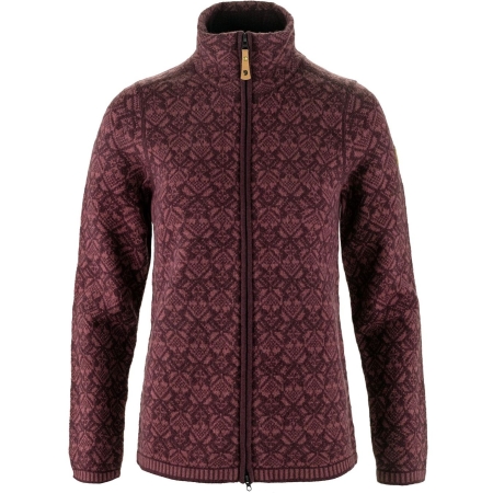 Fjällräven Snow Cardigan Women's Port Fjällräven Snow Cardigan Women's Port