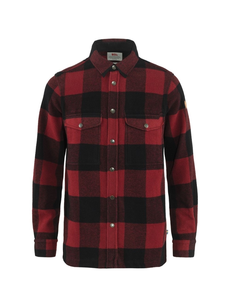 Fjällräven Canada Shirt Red F90631-320 shirts en tops online bestellen bij Kathmandu Outdoor & Travel