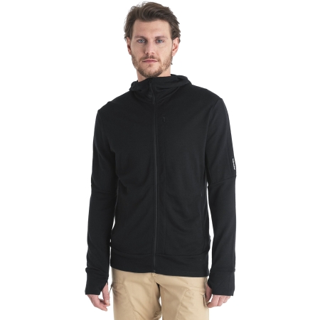 Icebreaker Mer 260 Quantum IV LS Zip Hoodie Black Icebreaker Mer 260 Quantum IV LS Zip Hoodie Black