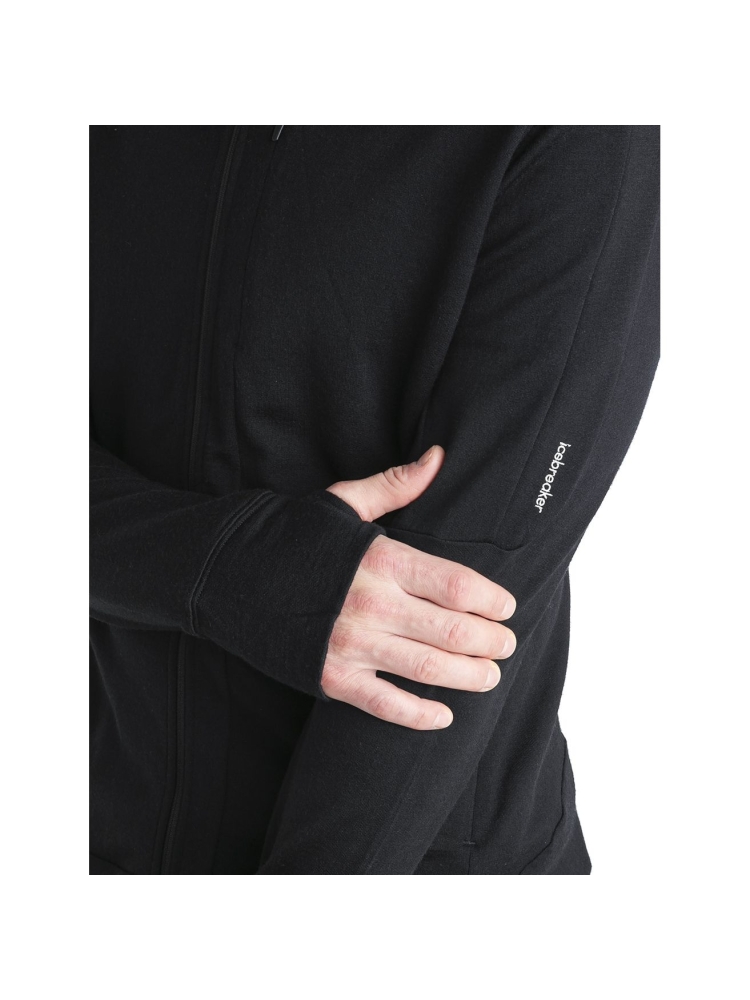 Icebreaker Icebreaker Mer 260 Quantum IV LS Zip Hoodie BA56W2-0011 fleeces en truien Icebreaker Mer 260 Quantum IV LS Zip Hoodie Black BA56W2-0011 fleeces en truien online bestellen bij Kathmandu Outdoor & Travel