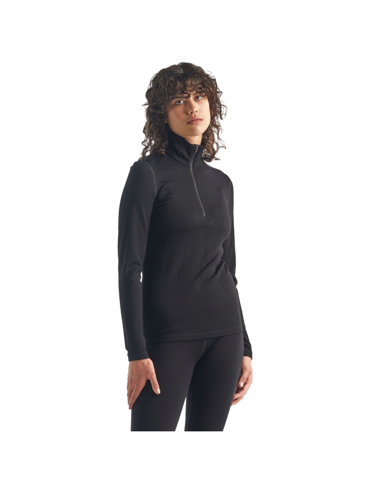 Icebreaker Icebreaker 260 Tech LS Half Zip Women's B04390-0011 fleeces en truien Icebreaker 260 Tech LS Half Zip Women's Black B04390-0011 fleeces en truien online bestellen bij Kathmandu Outdoor & Travel