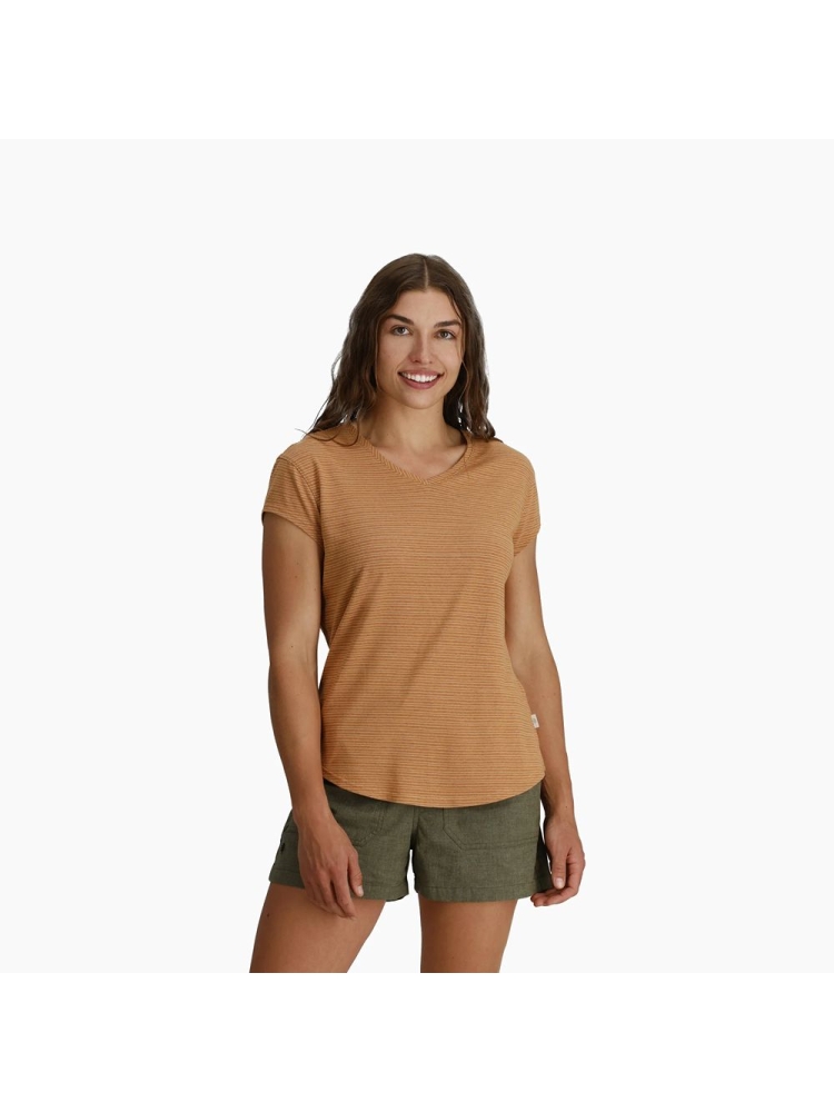 Royal Robbins Vacationer V-Nk S/S Women's Lion Str Y611031-216 shirts en tops online bestellen bij Kathmandu Outdoor & Travel