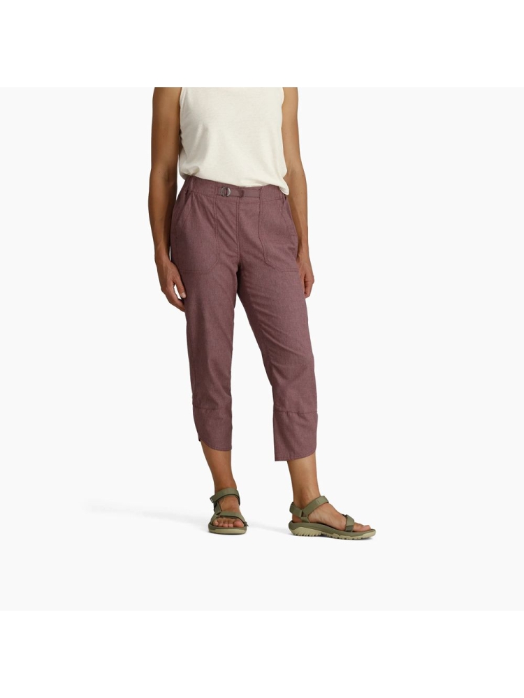 Royal Robbins Hempline Capri Women's Wild Rhubarb Y624004-602 broeken online bestellen bij Kathmandu Outdoor & Travel