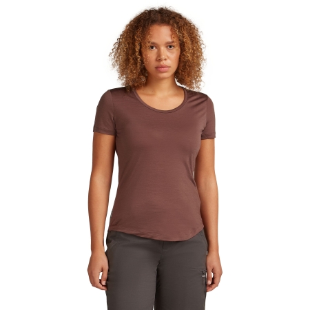 Icebreaker Mer 125 Cool-Lite Sphere III SS Scoop Women's Carob Icebreaker Mer 125 Cool-Lite Sphere III SS Scoop Women's Carob