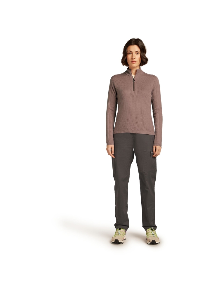 Icebreaker Icebreaker Anniversary Original LS Half Zip Women' Summit 0A579E-0GV1 fleeces en truien online bestellen bij Kathmandu Outdoor & Travel