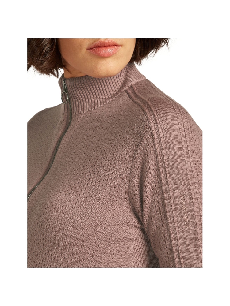 Icebreaker Icebreaker Anniversary Original LS Half Zip Women' Summit 0A579E-0GV1 fleeces en truien online bestellen bij Kathmandu Outdoor & Travel