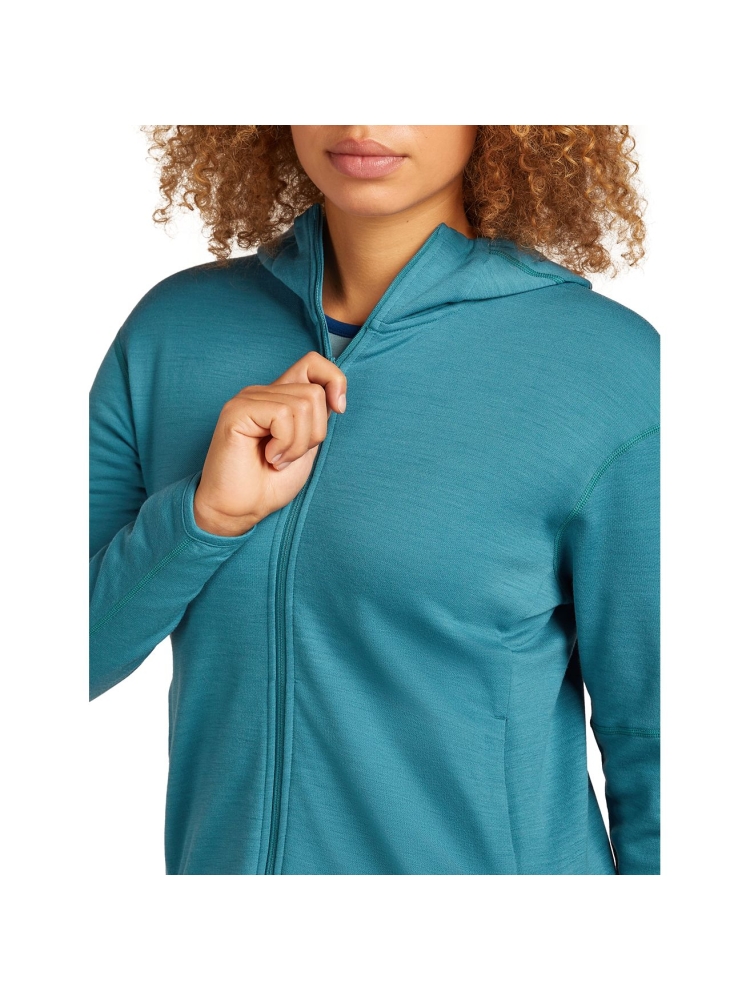 Icebreaker Icebreaker Mer 360 Realfleece Elem LS Z Hood Women's 0A571T-0GQ1 fleeces en truien Icebreaker Mer 360 Realfleece Elem LS Z Hood Women's Topaz 0A571T-0GQ1 fleeces en truien online bestellen bij Kathmandu Outdoor & Travel