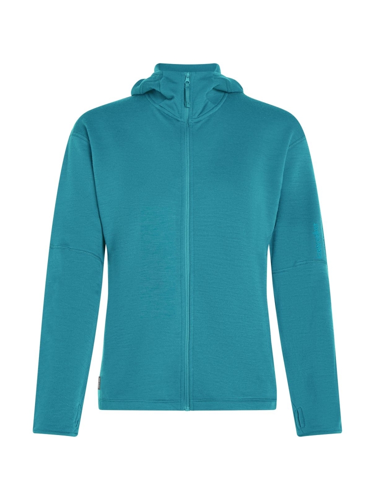 Icebreaker Icebreaker Mer 360 Realfleece Elem LS Z Hood Women's 0A571T-0GQ1 fleeces en truien Icebreaker Mer 360 Realfleece Elem LS Z Hood Women's Topaz 0A571T-0GQ1 fleeces en truien online bestellen bij Kathmandu Outdoor & Travel