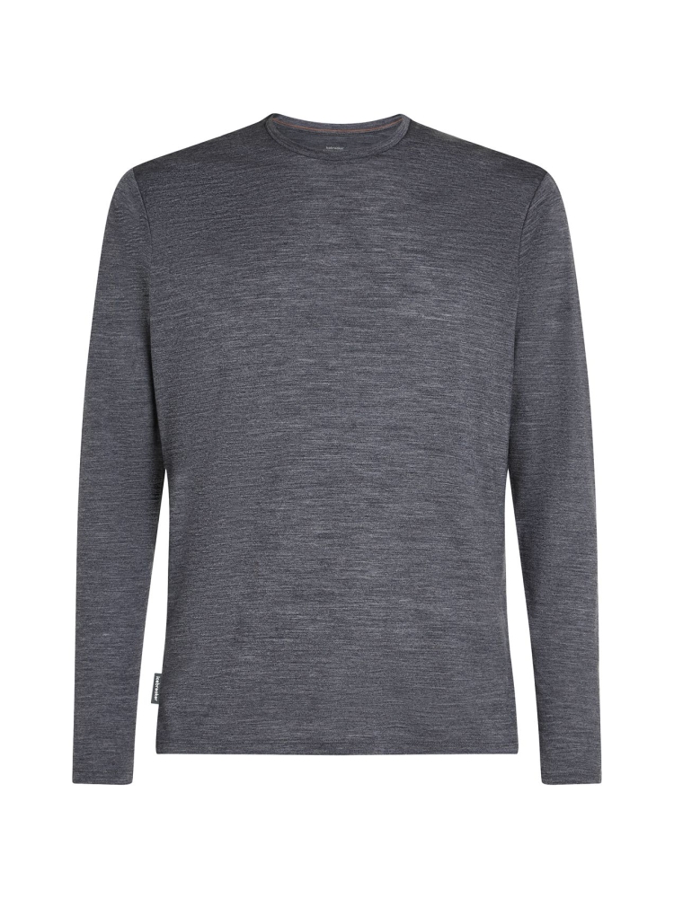 Icebreaker Mer 125 Cool-Lite Sphere III LS Tee Navy Hthr 0A56ZL-4401 onderkleding/thermokleding online bestellen bij Kathmandu Outdoor & Travel