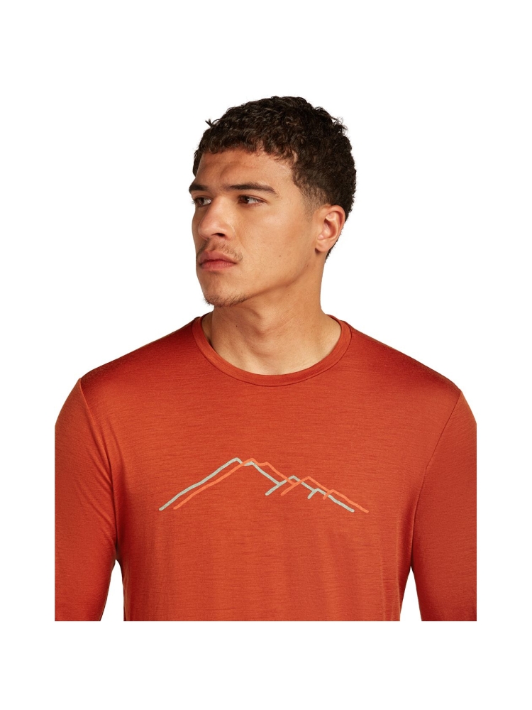 Icebreaker Icebreaker Mer 150 Tech Lite LS Tee Rain Ridge 0A57C5-0GS1 shirts en tops Icebreaker Mer 150 Tech Lite LS Tee Rain Ridge Agate 0A57C5-0GS1 shirts en tops online bestellen bij Kathmandu Outdoor & Travel