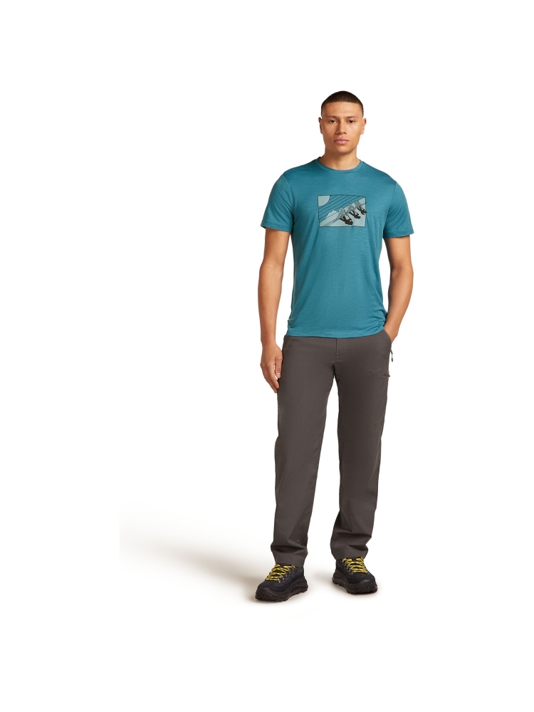 Icebreaker Icebreaker Mer 150 Tech Lite SS Tee Wild Pack 0A57BW-0GQ1 shirts en tops Icebreaker Mer 150 Tech Lite SS Tee Wild Pack Topaz 0A57BW-0GQ1 shirts en tops online bestellen bij Kathmandu Outdoor & Travel