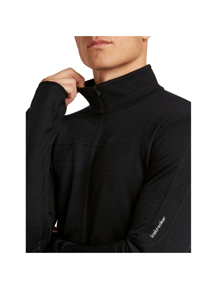 Icebreaker Icebreaker Mer 300 RealFleece Descend LS Zip 0A57CP-0011 fleeces en truien Icebreaker Mer 300 RealFleece Descend LS Zip Black 0A57CP-0011 fleeces en truien online bestellen bij Kathmandu Outdoor & Travel