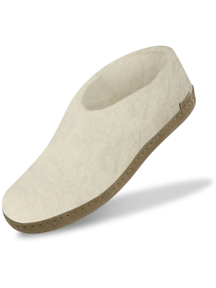 Glerups Glerups Shoe Leather A-03 White pantoffels en huissokken Glerups Shoe Leather White A-03 White pantoffels en huissokken online bestellen bij Kathmandu Outdoor & Travel