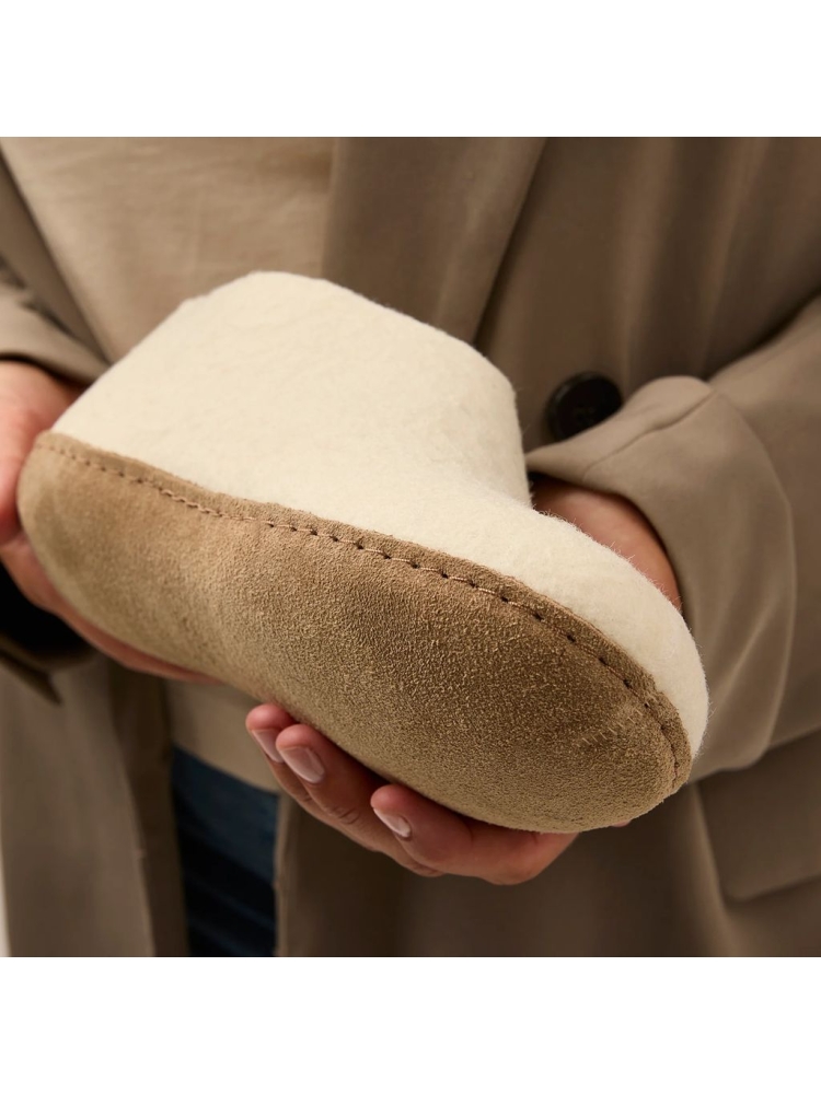 Glerups Glerups Shoe Leather A-03 White pantoffels en huissokken Glerups Shoe Leather White A-03 White pantoffels en huissokken online bestellen bij Kathmandu Outdoor & Travel