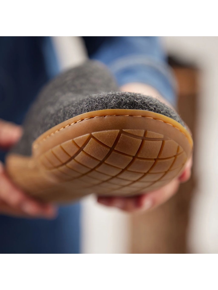 Glerups Glerups Slip-On Rubber BR-02 Charcoal pantoffels en huissokken Glerups Slip-On Rubber Charcoal BR-02 Charcoal pantoffels en huissokken online bestellen bij Kathmandu Outdoor & Travel