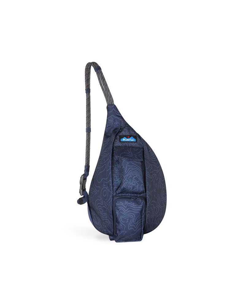Kavu Kavu Mini Rope Sling 9191-2649 tassen Kavu Mini Rope Sling Navy Topo 9191-2649 tassen online bestellen bij Kathmandu Outdoor & Travel
