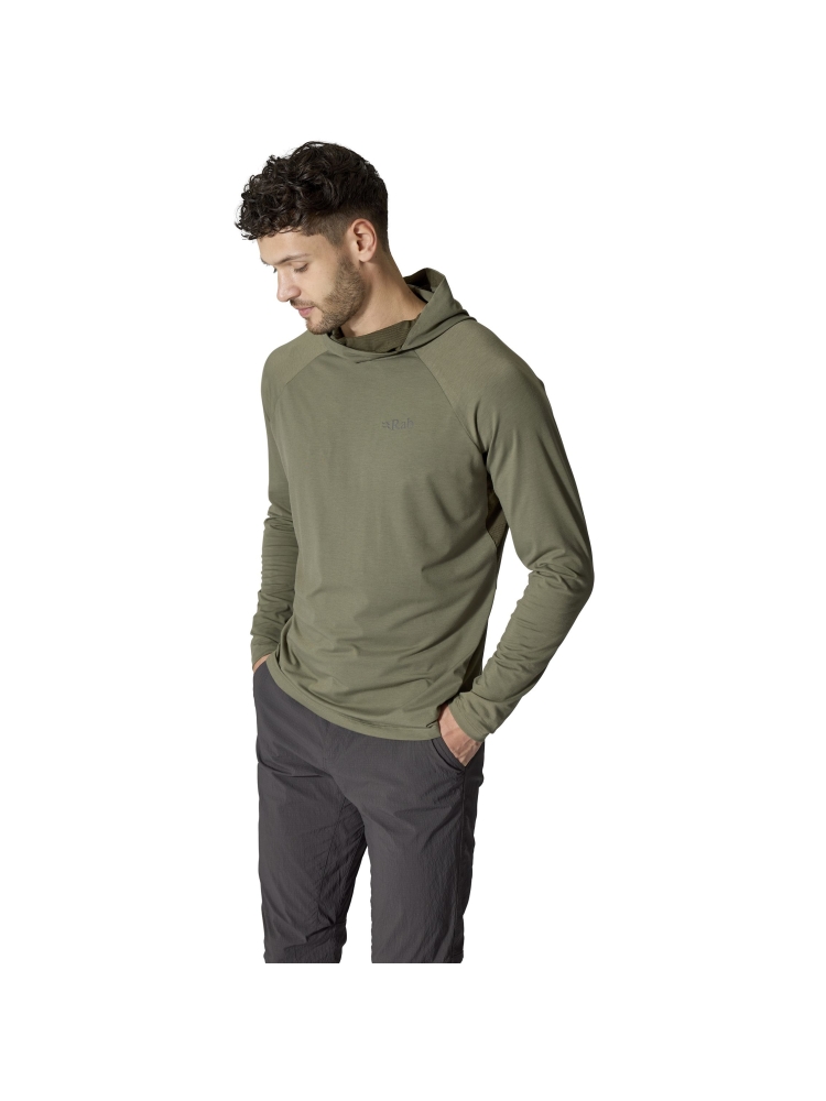 Rab Rivelin Hoody Light Khaki QFG-43-LKH fleeces en truien online bestellen bij Kathmandu Outdoor & Travel