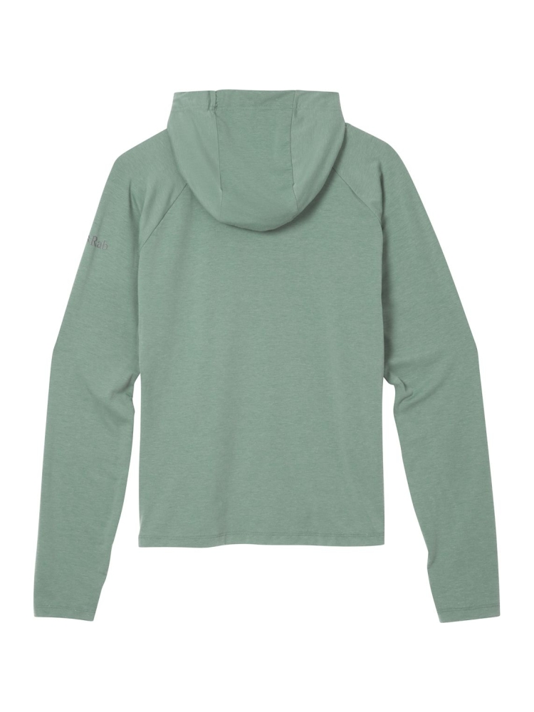 Rab Rivelin Hoody Women's Sage QFG-44-SGE fleeces en truien online bestellen bij Kathmandu Outdoor & Travel