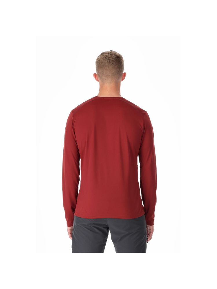Rab Force LS Tee Oxblood Red QBL-07-OXB shirts en tops online bestellen bij Kathmandu Outdoor & Travel