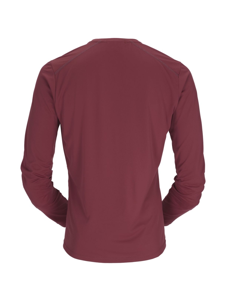 Rab Force LS Tee Oxblood Red QBL-07-OXB shirts en tops online bestellen bij Kathmandu Outdoor & Travel