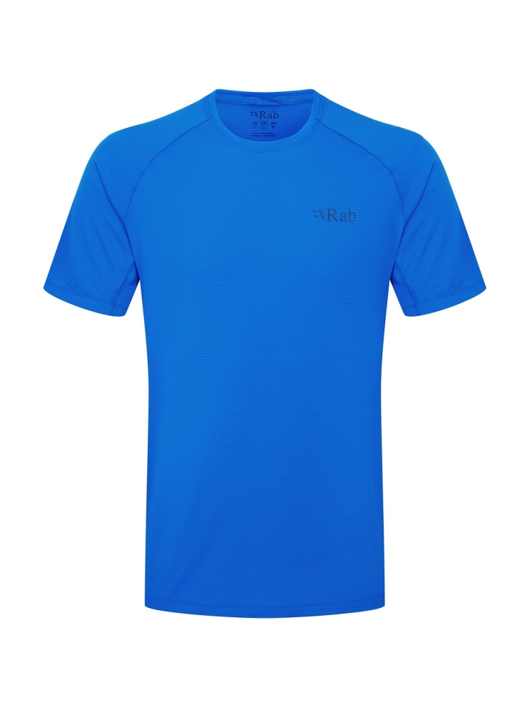 Rab Sonic Tee Maya Blue QBL-01-MYB shirts en tops online bestellen bij Kathmandu Outdoor & Travel