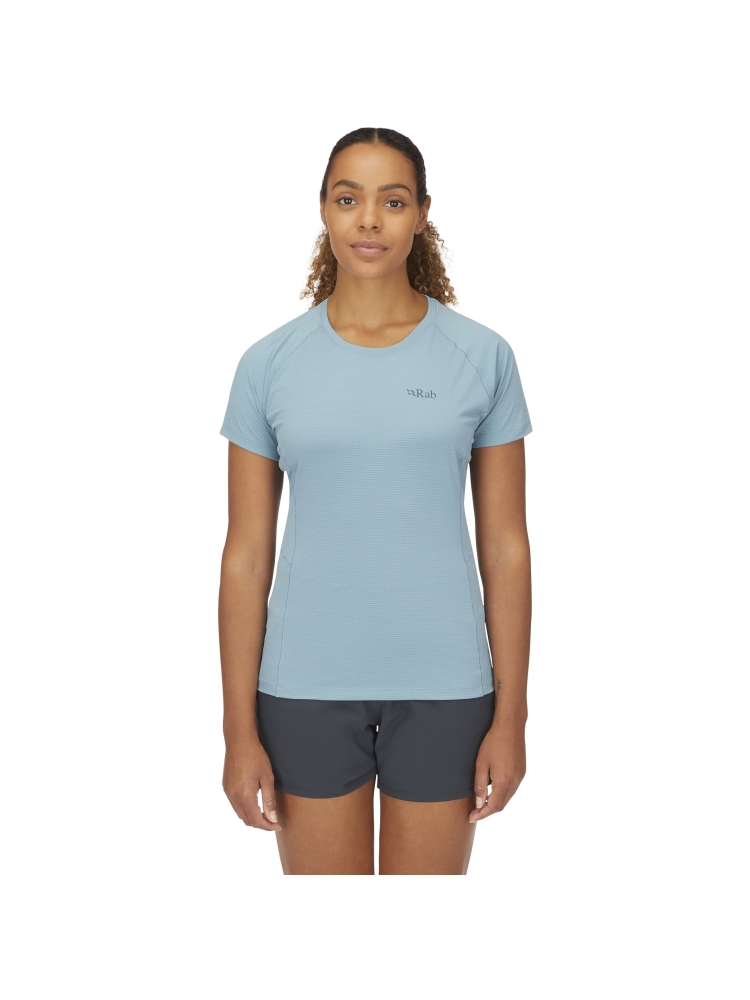 Rab Sonic Tee Women's Citadel QBL-02-CIT shirts en tops online bestellen bij Kathmandu Outdoor & Travel